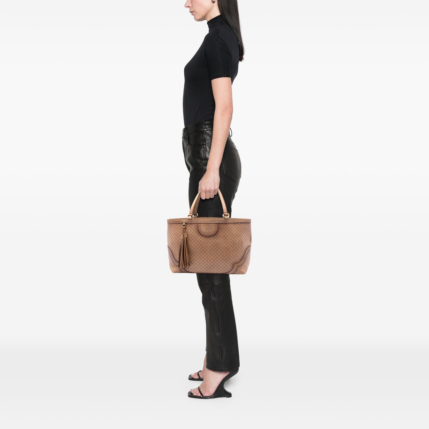 Gucci Large Microguccissima Brogue Duilio Tote