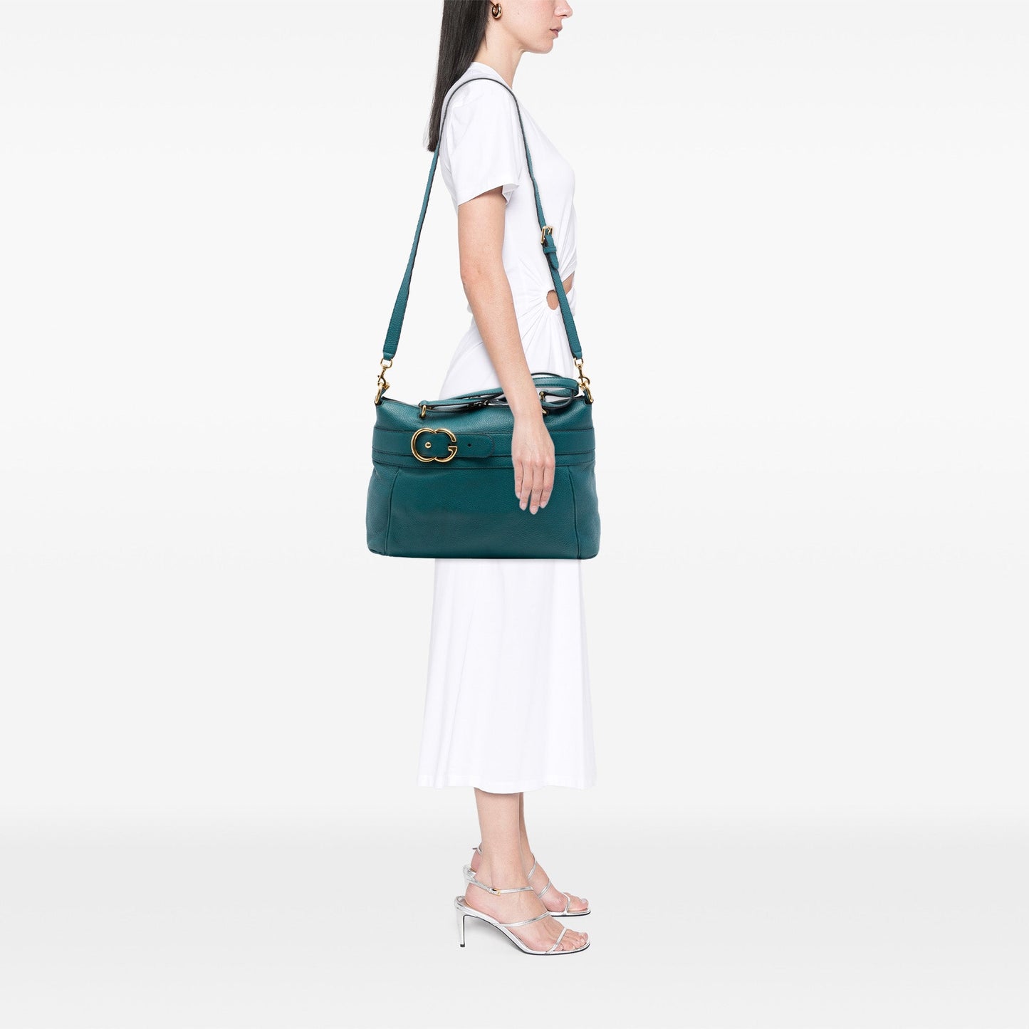 Gucci Medium Calfskin Ride Top Handle Bag