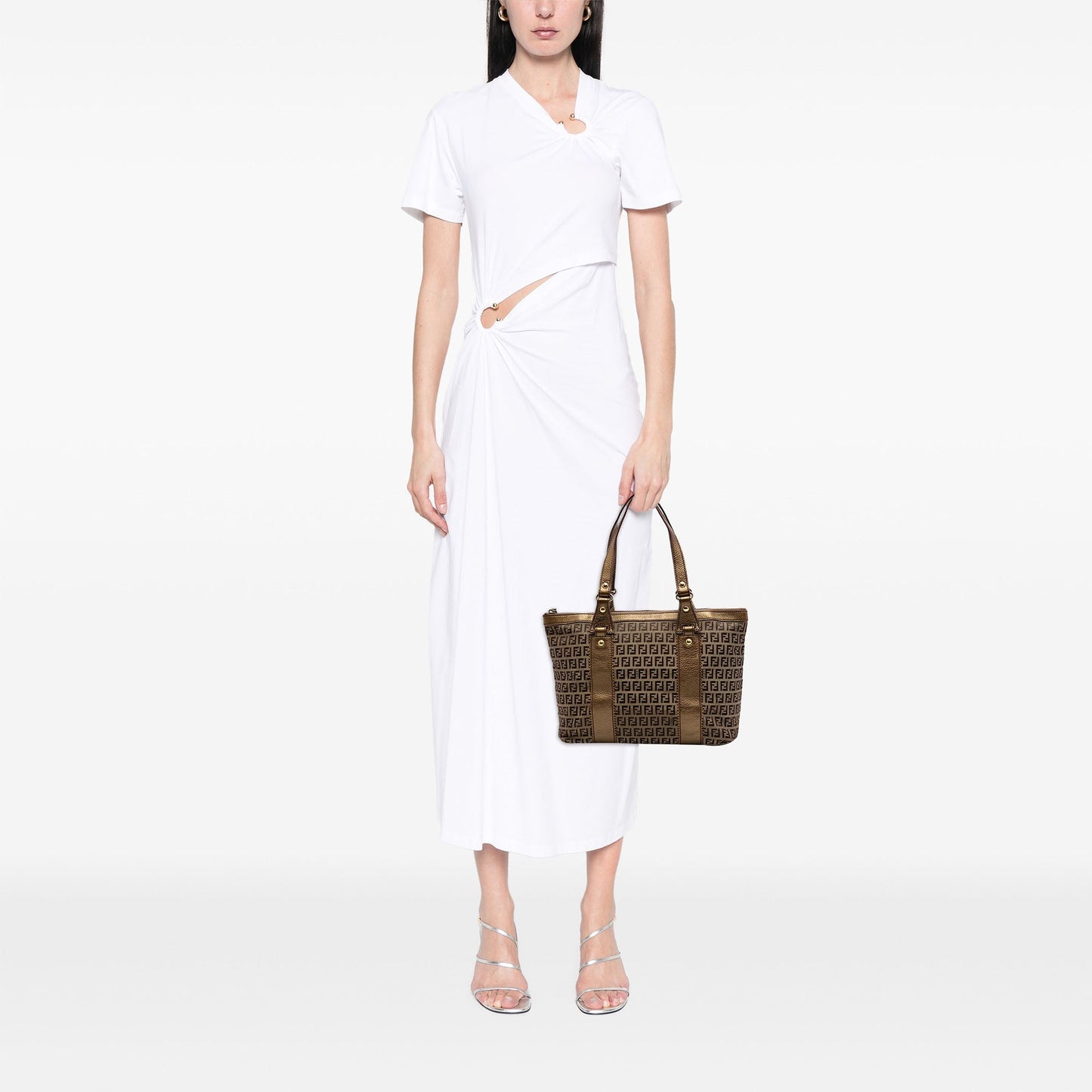 Fendi Zucchino Canvas Tote