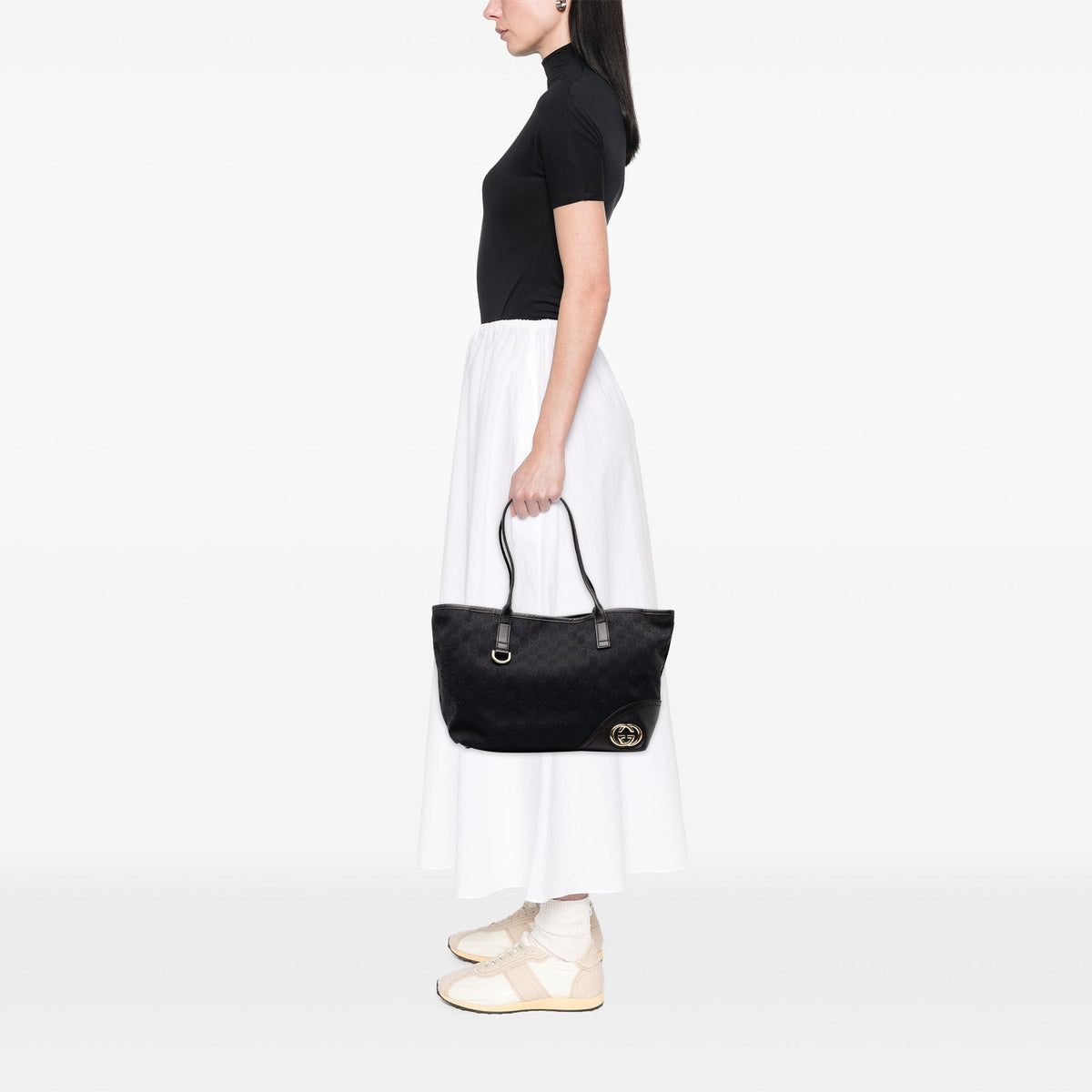 Gucci GG Canvas New Britt Tote