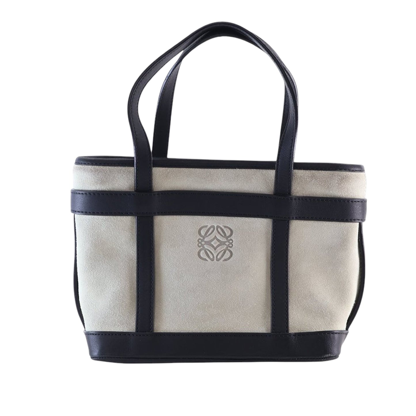 LOEWE Mini Suede Anagram Tote