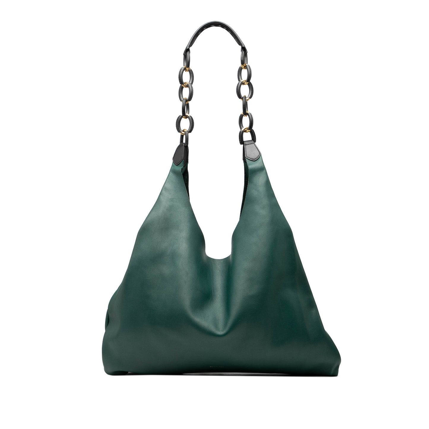 Burberry Soft Leather Wrapped Chain Shopper Hobo