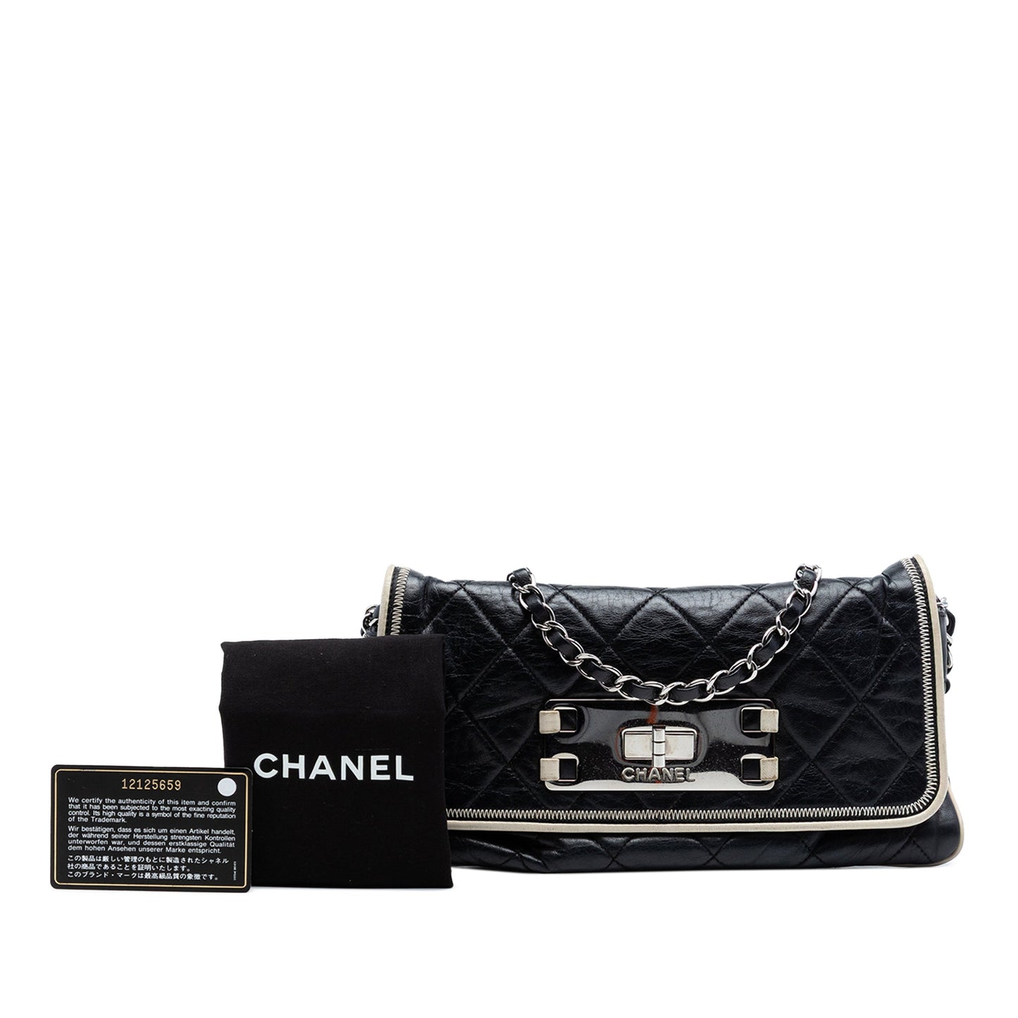 Chanel Quilted Lambskin Reissue East West Flap