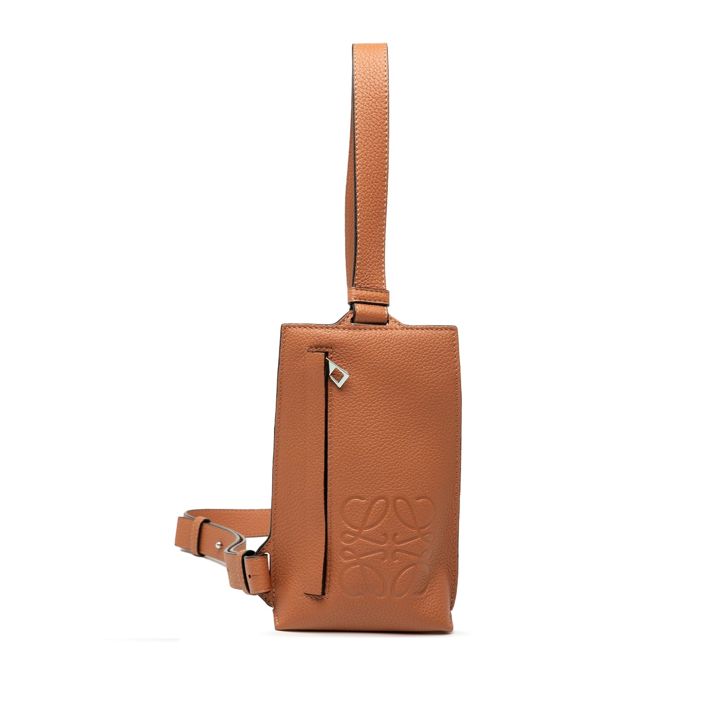 LOEWE Soft Grained Calfskin Vertical T Pocket Crossbody