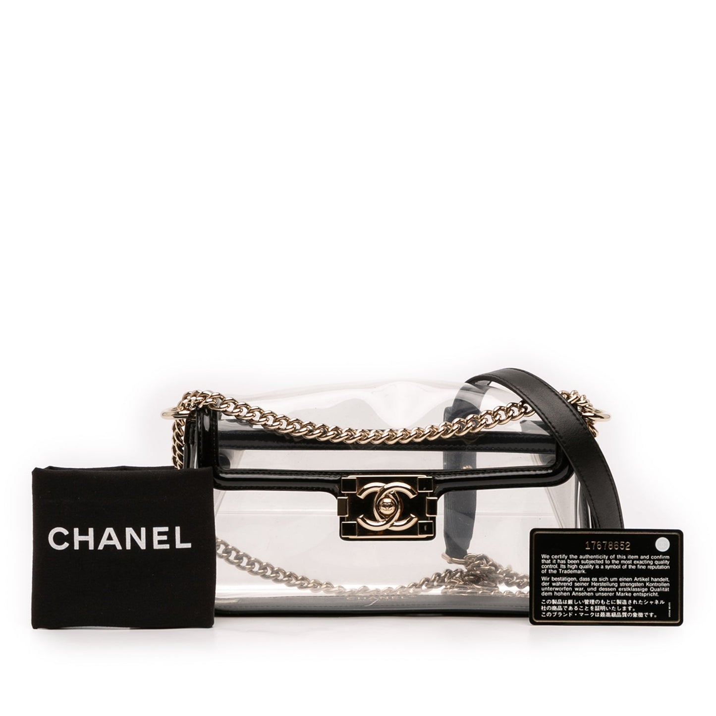 Chanel PVC and Calfskin Naked Boy Flap