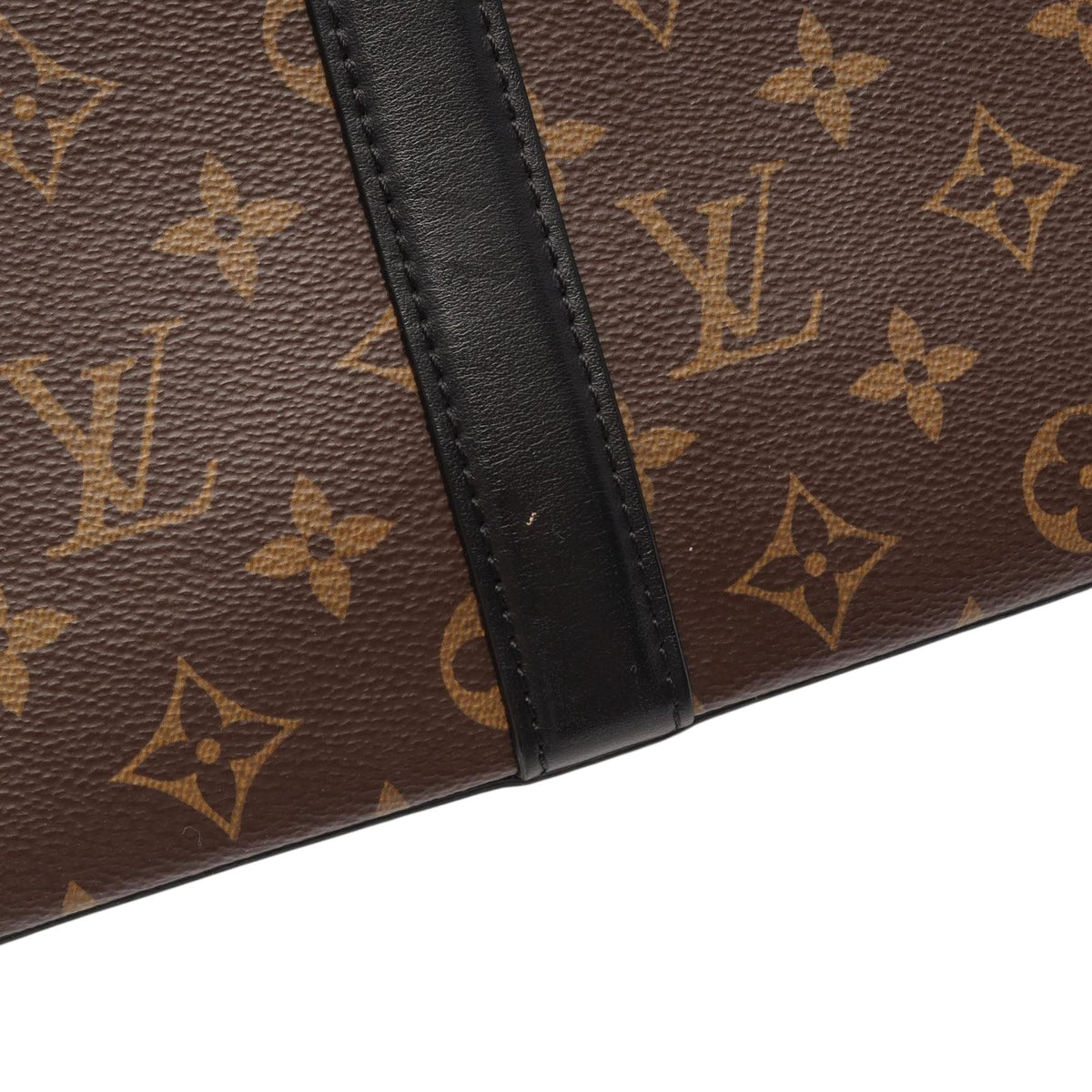 Louis Vuitton Monogram Macassar Weekend Tote GM — Brown