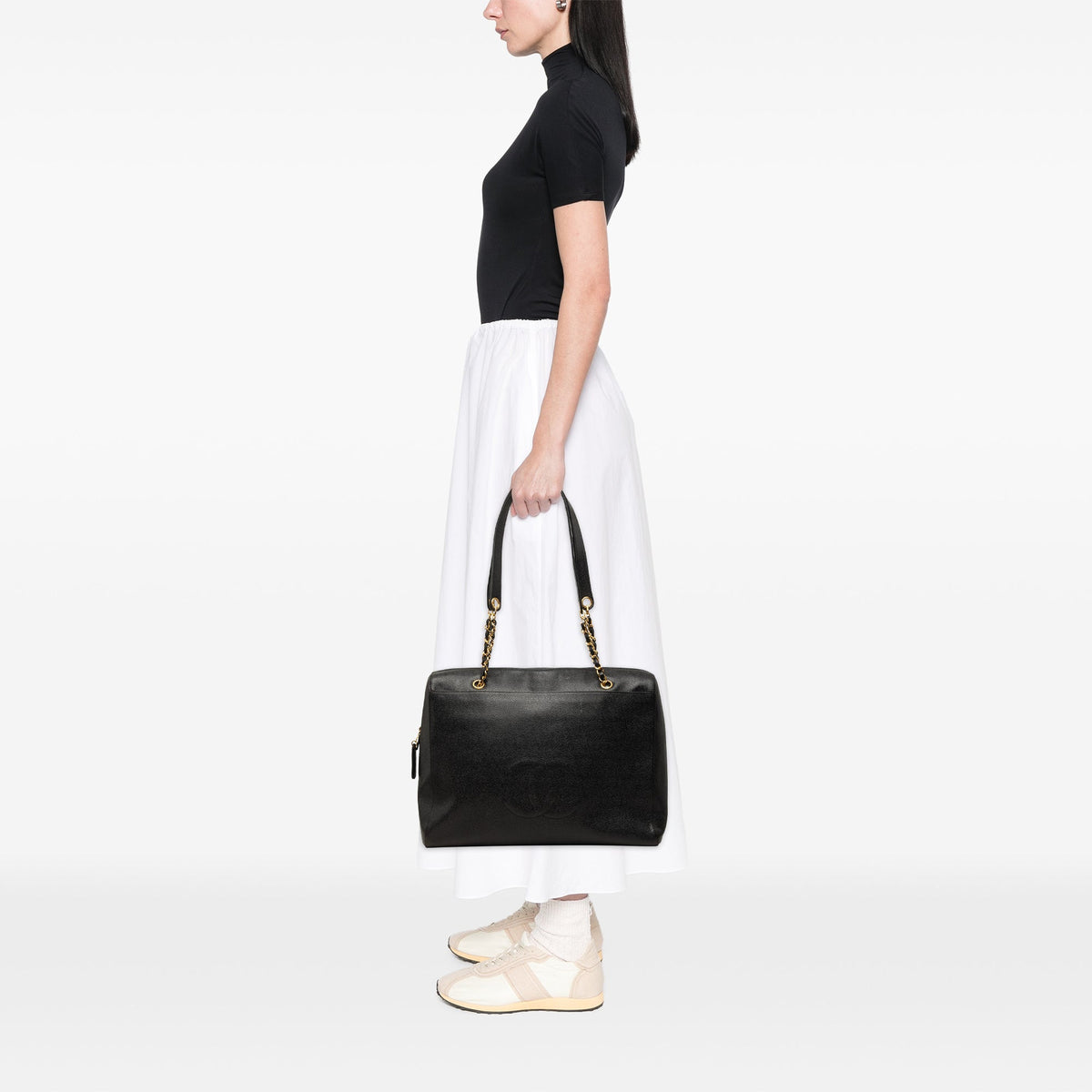 Chanel Caviar CC Shoulder Bag