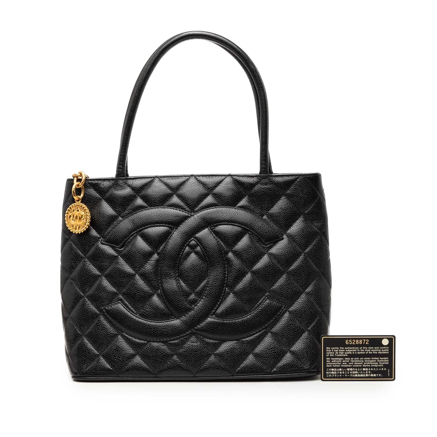 Chanel Caviar Medallion Tote