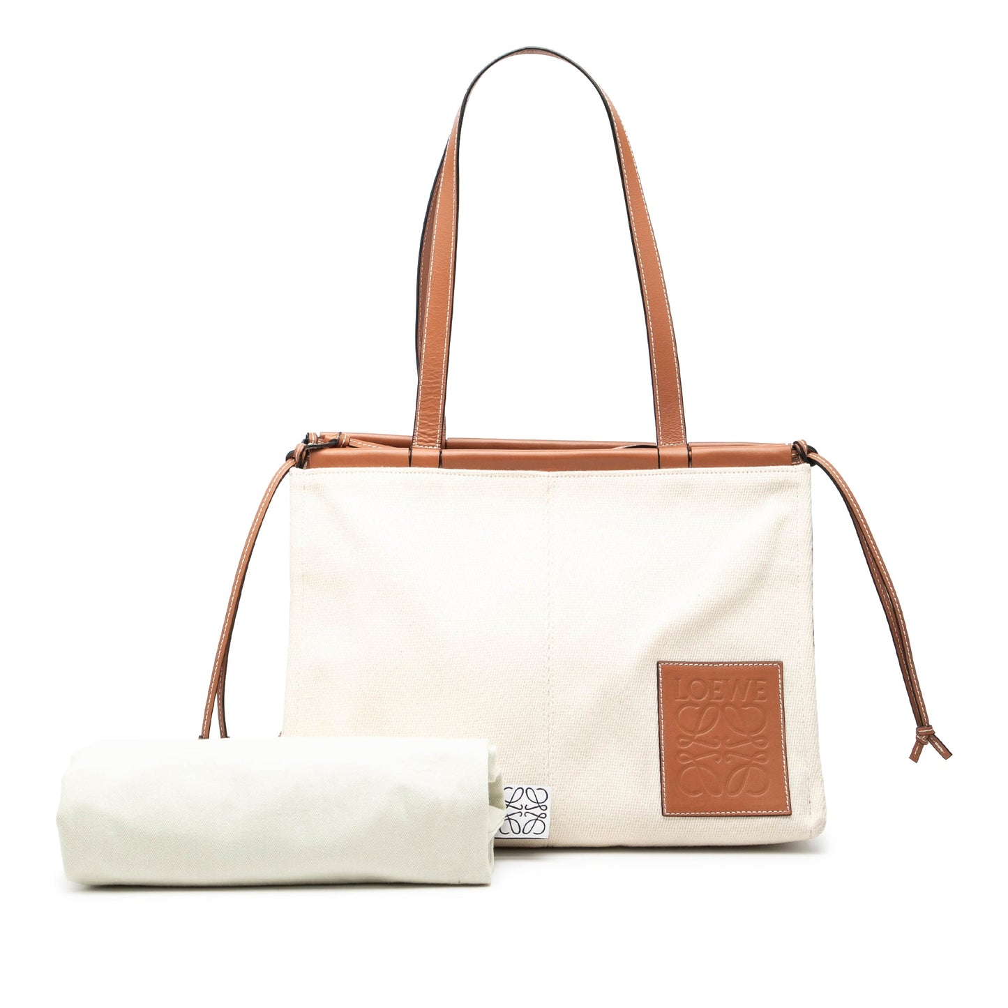 LOEWE Small Canvas Cushion Tote