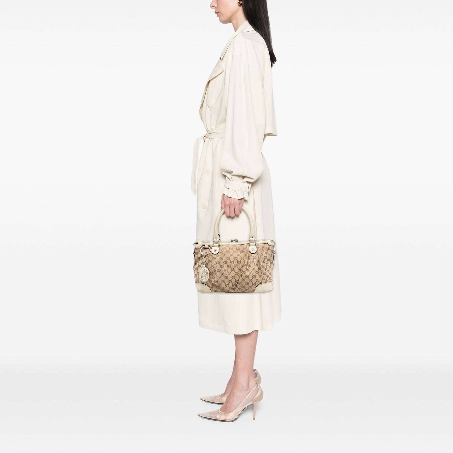 Gucci GG Canvas Sukey Satchel