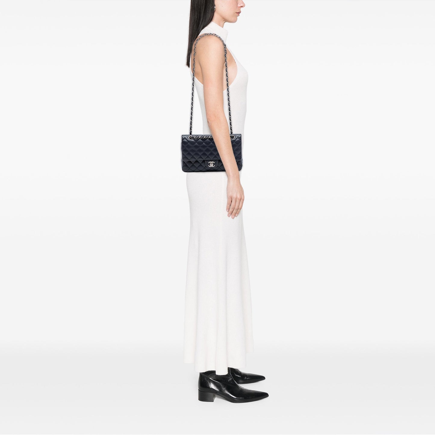 Chanel Medium Classic Caviar Double Flap