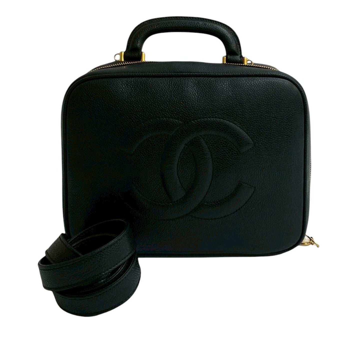 Chanel CC Caviar Vanity Case