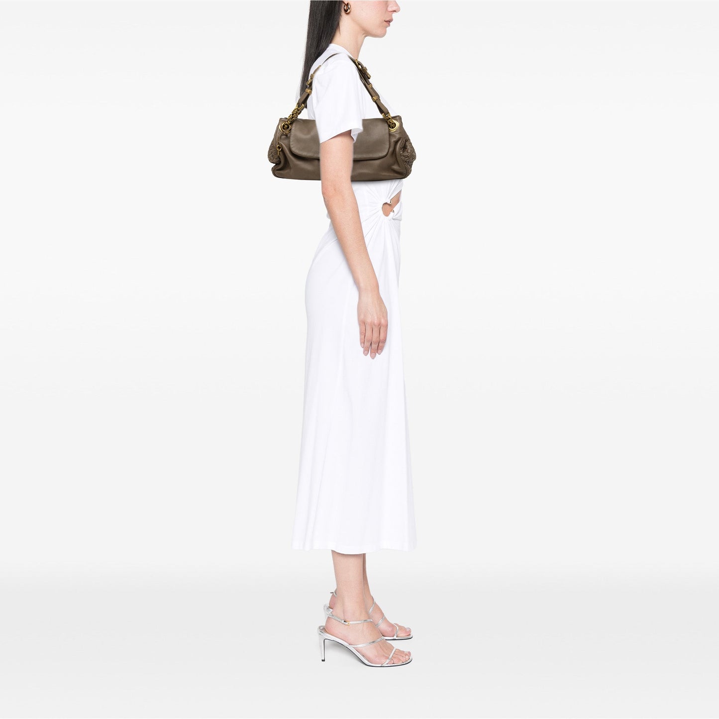 Bottega Veneta Intrecciato Trimmed Nappa Napoli Handbag