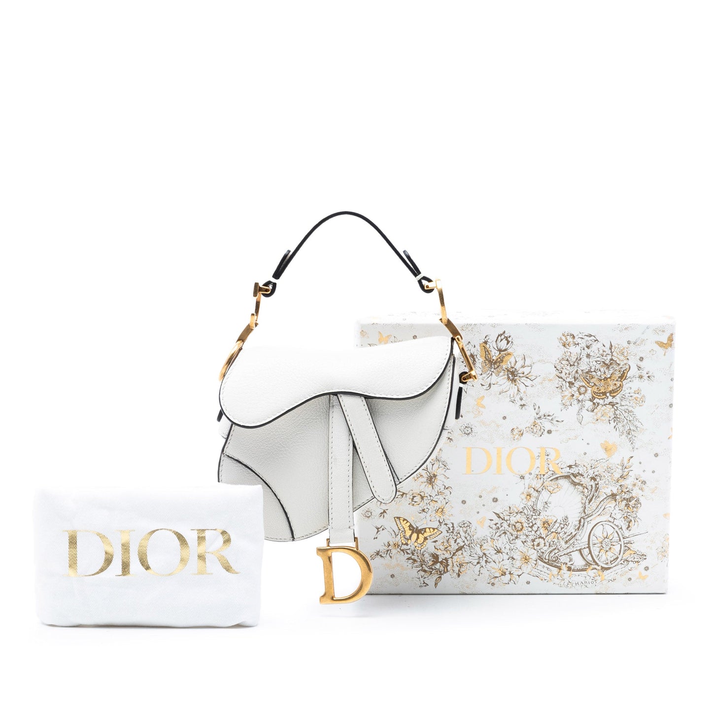 Dior Micro Goatskin Saddle Bag