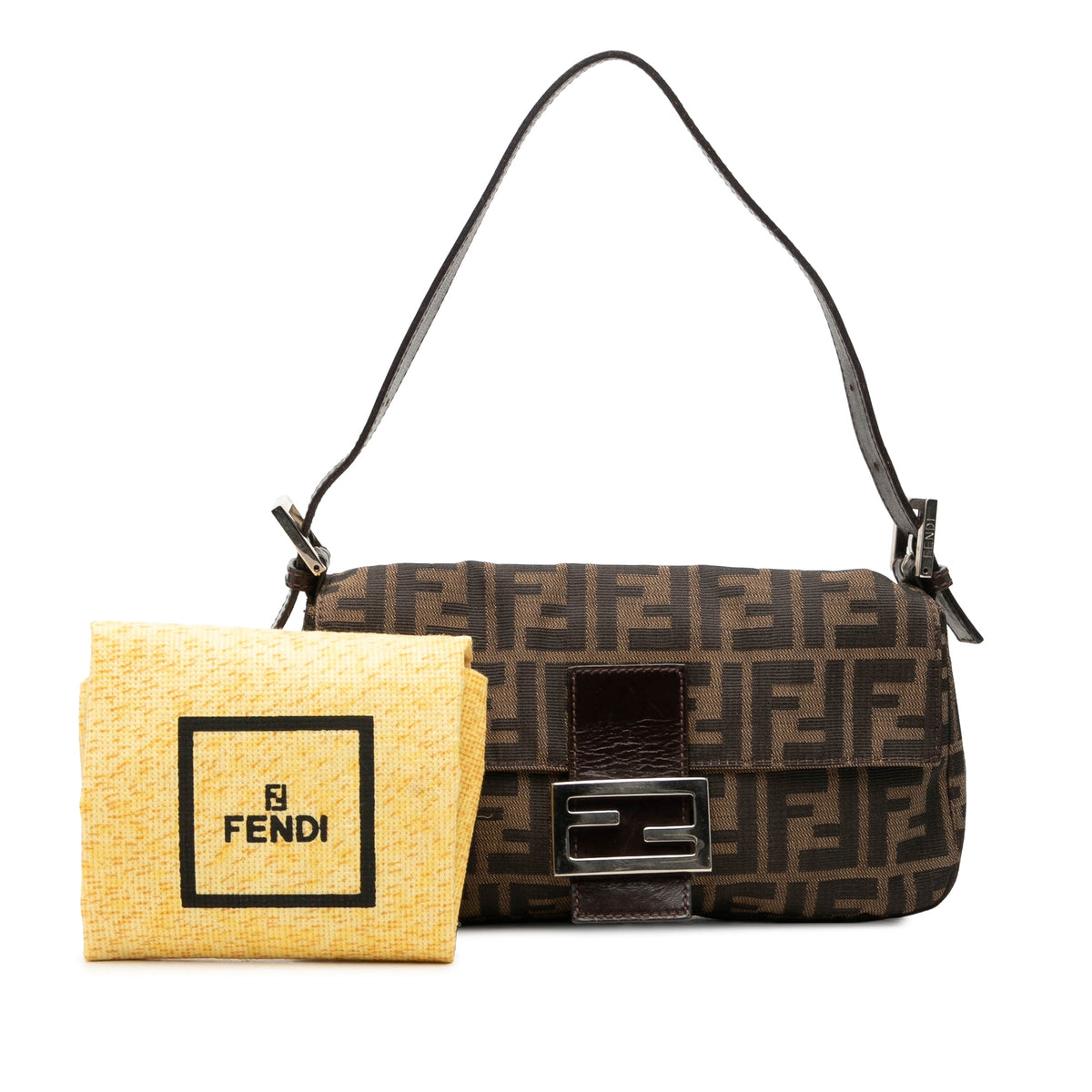 Fendi Zucca Canvas Baguette