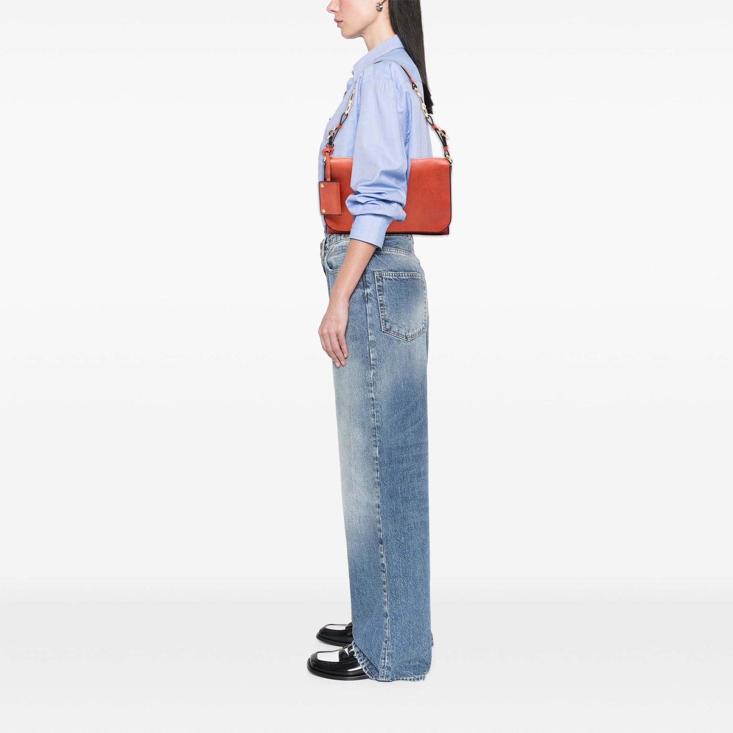 Gucci Leather Harness Shoulder Bag