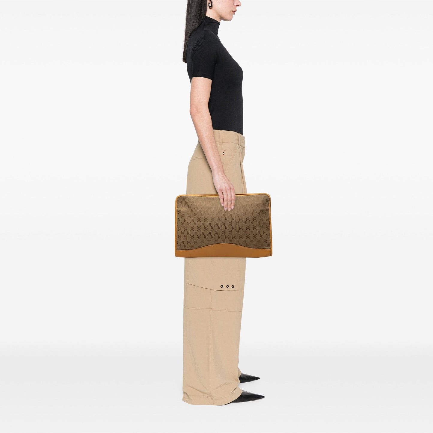 GG Canvas Clutch