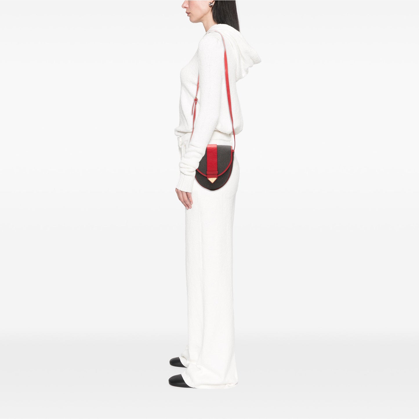 Saint Laurent Coated Canvas Crossbody