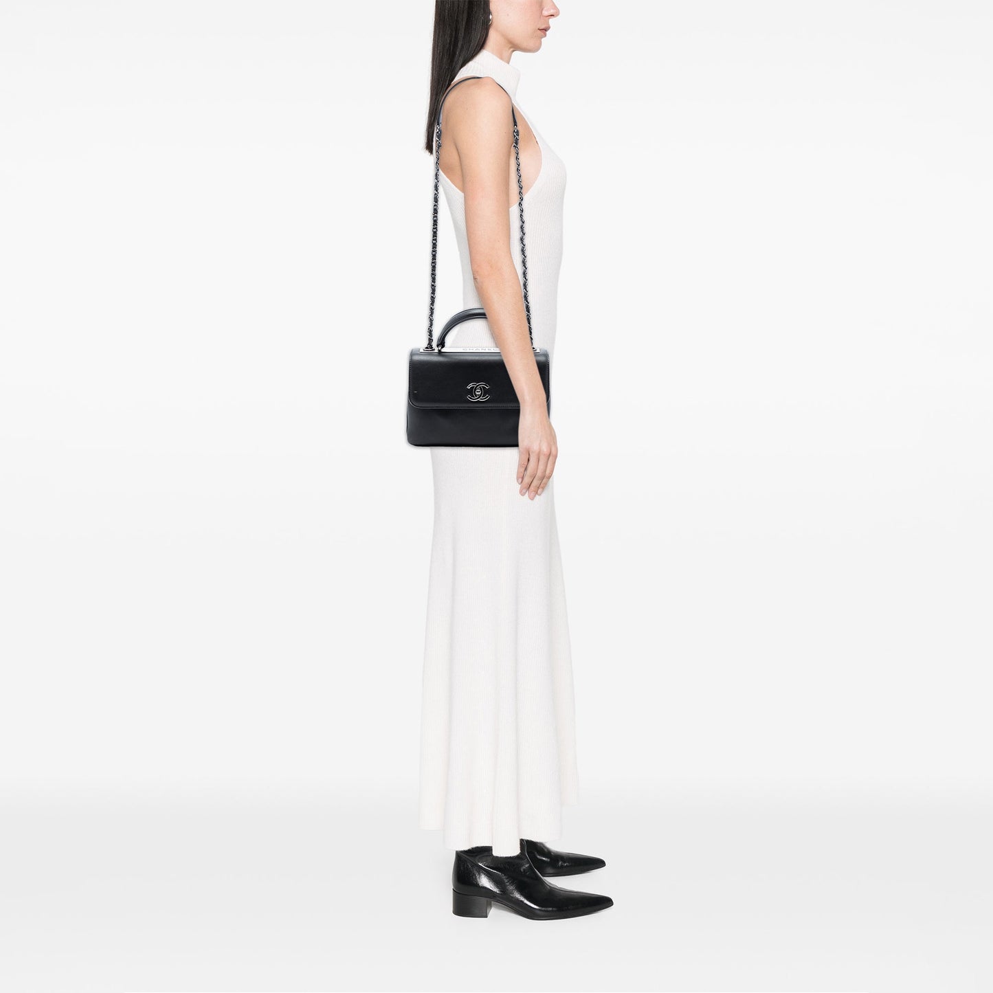 Chanel Small Lambskin Trendy CC Top Handle Bag
