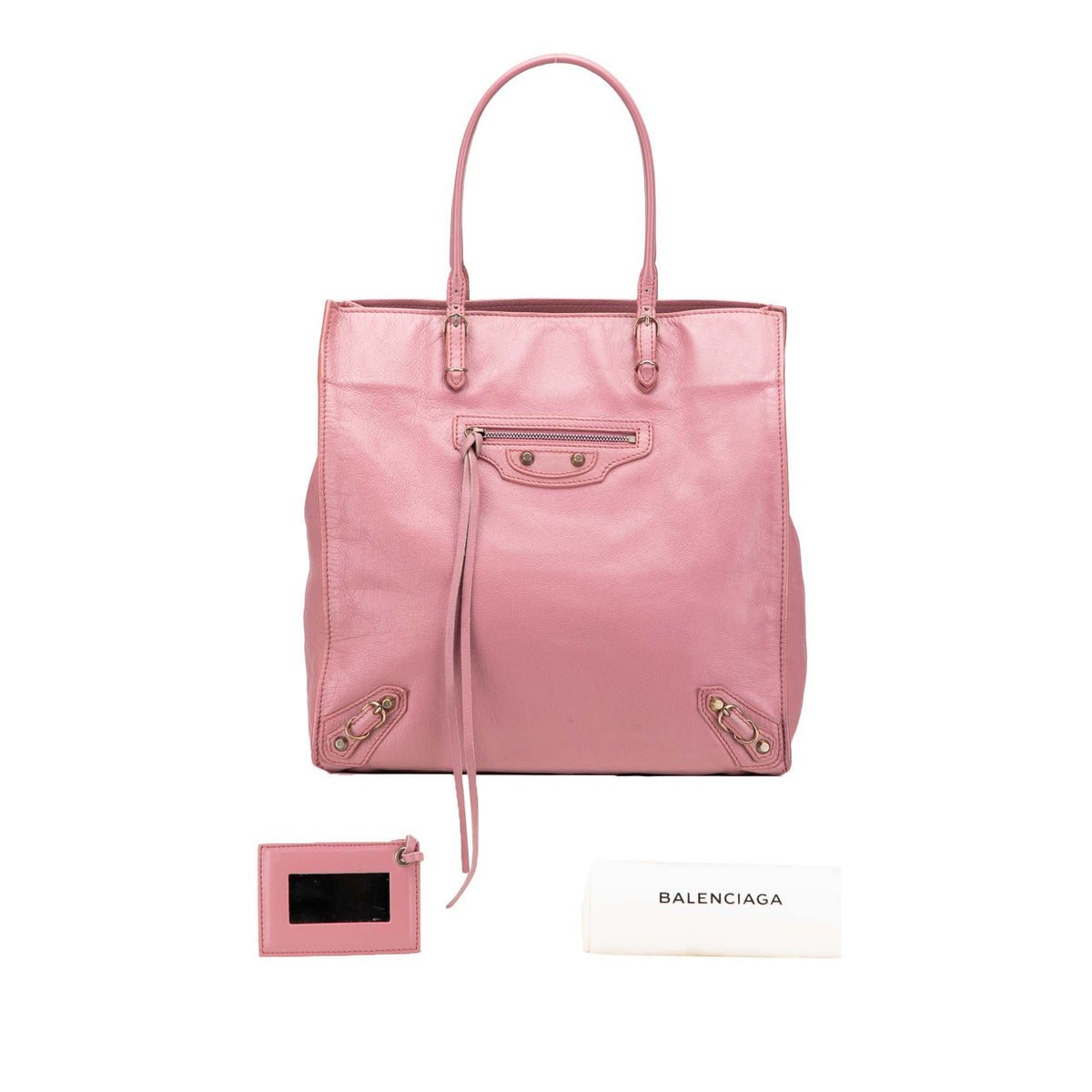 Balenciaga Leather Papier A5 Tote