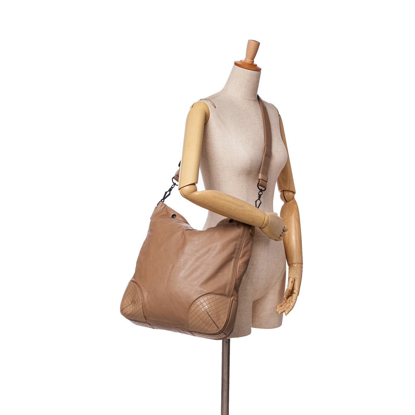 Bottega Veneta Intrecciomirage Trimmed Leather Crossbody