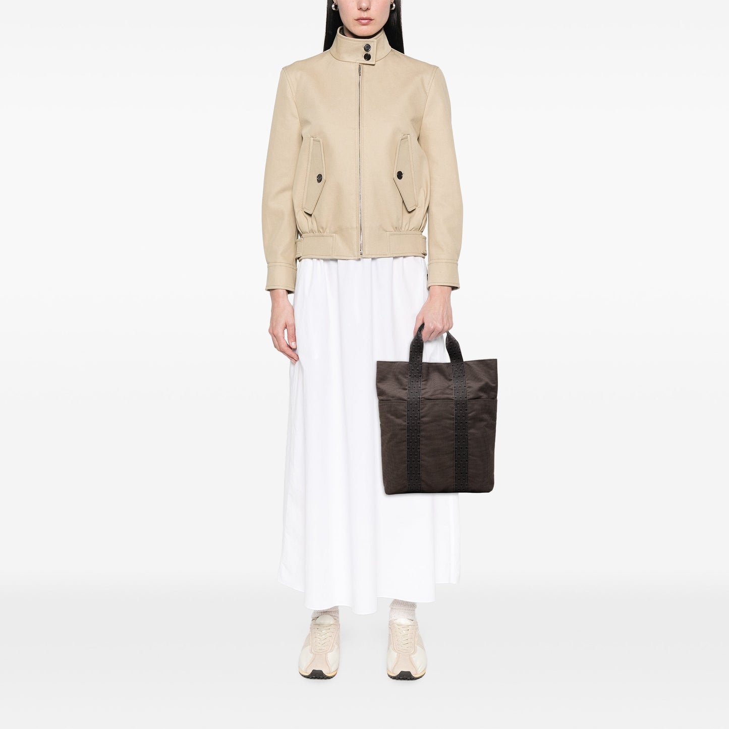 Hermès Canvas Herline Cabas