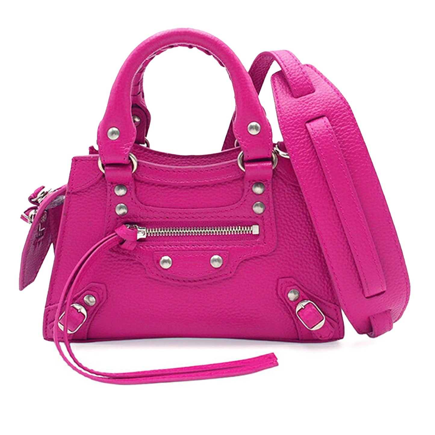 Balenciaga Nano Grained Calfskin Neo Classic City Satchel