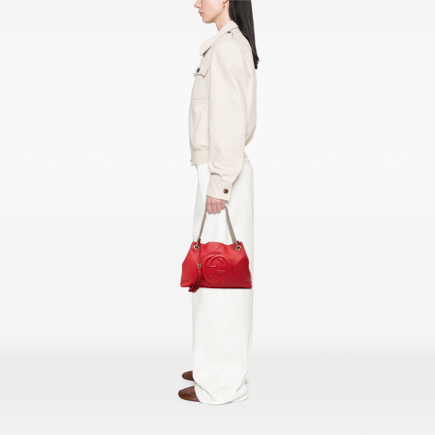 Gucci Medium Calfskin Soho Chain Tote
