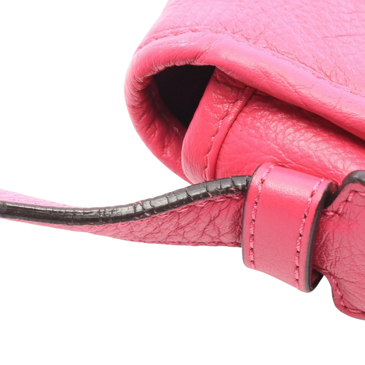 LOEWE Leather Heritage Crossbody — Pink