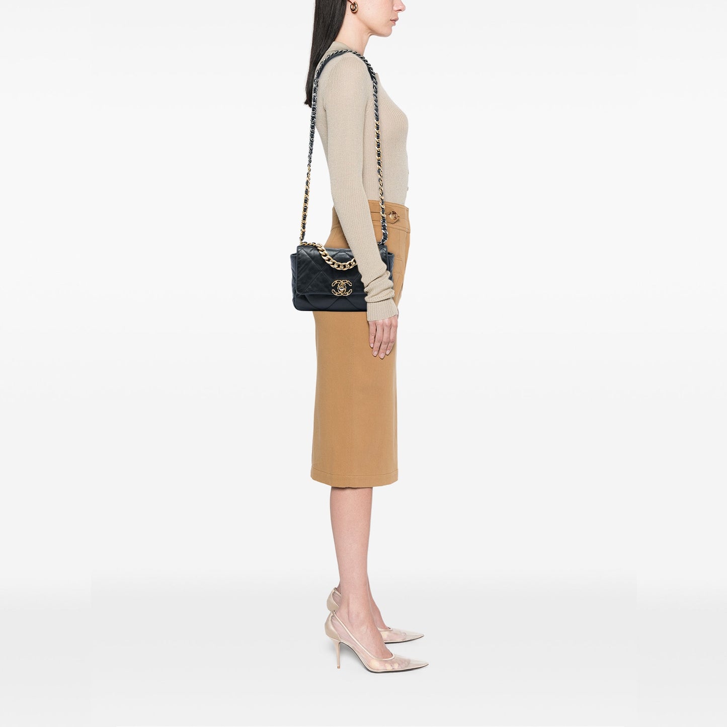 Chanel Medium Lambskin 19 Flap