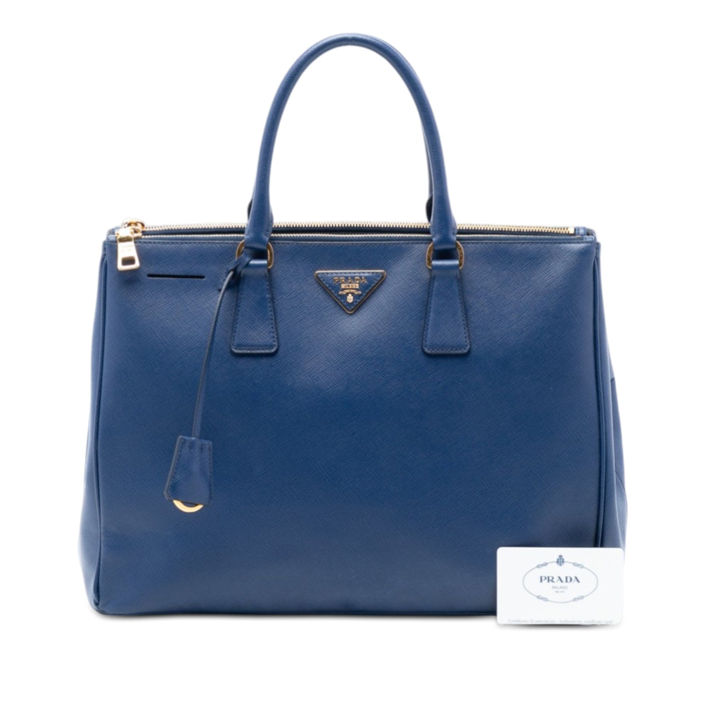 Prada Large Saffiano Lux Galleria Double Zip Tote