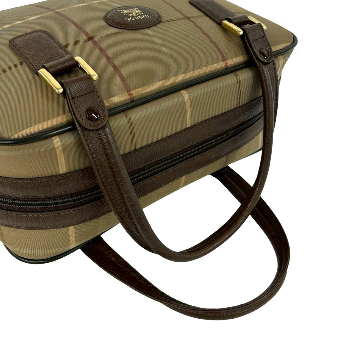 Burberry Vintage Check Canvas Handbag