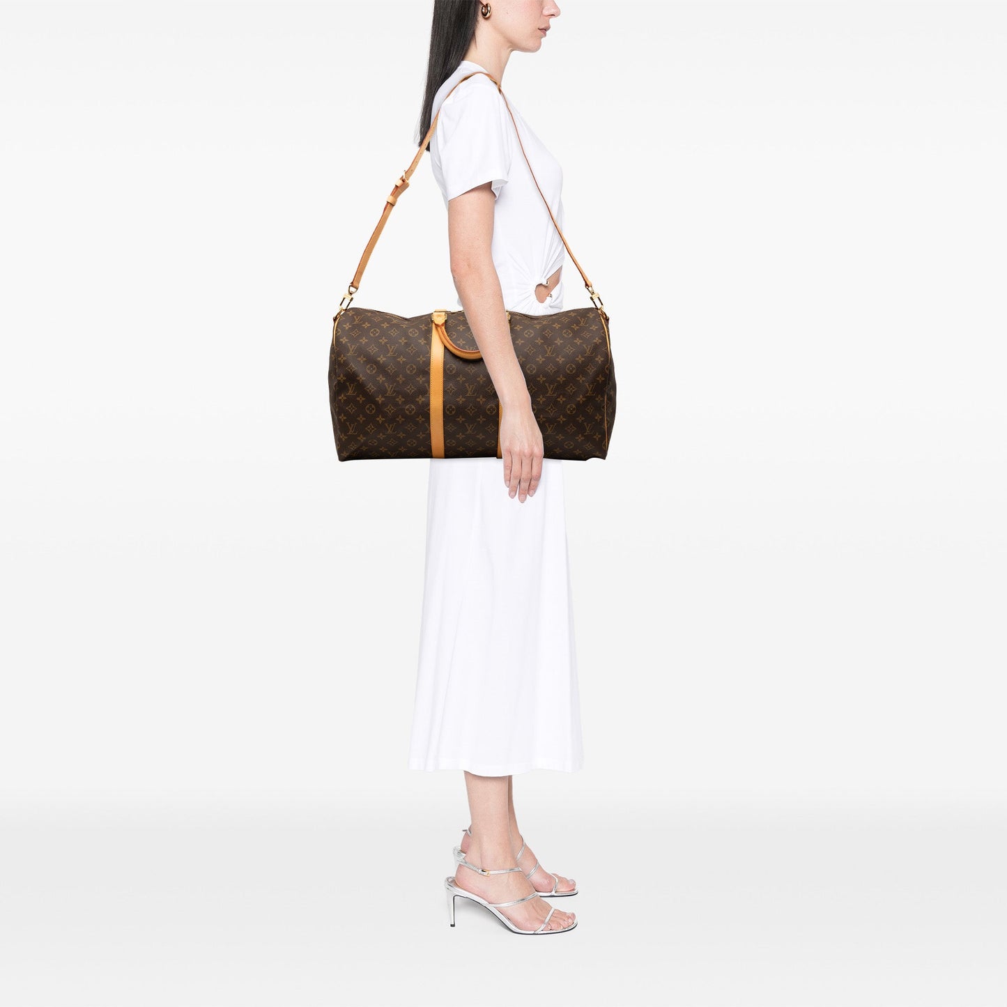 Louis Vuitton Monogram Keepall Bandouliere 55