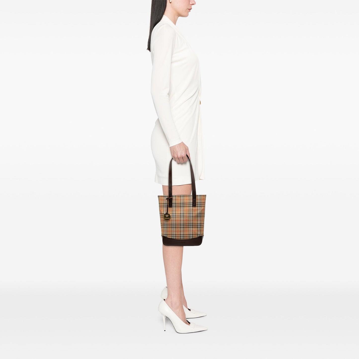 Burberry Haymarket Check Canvas Tote