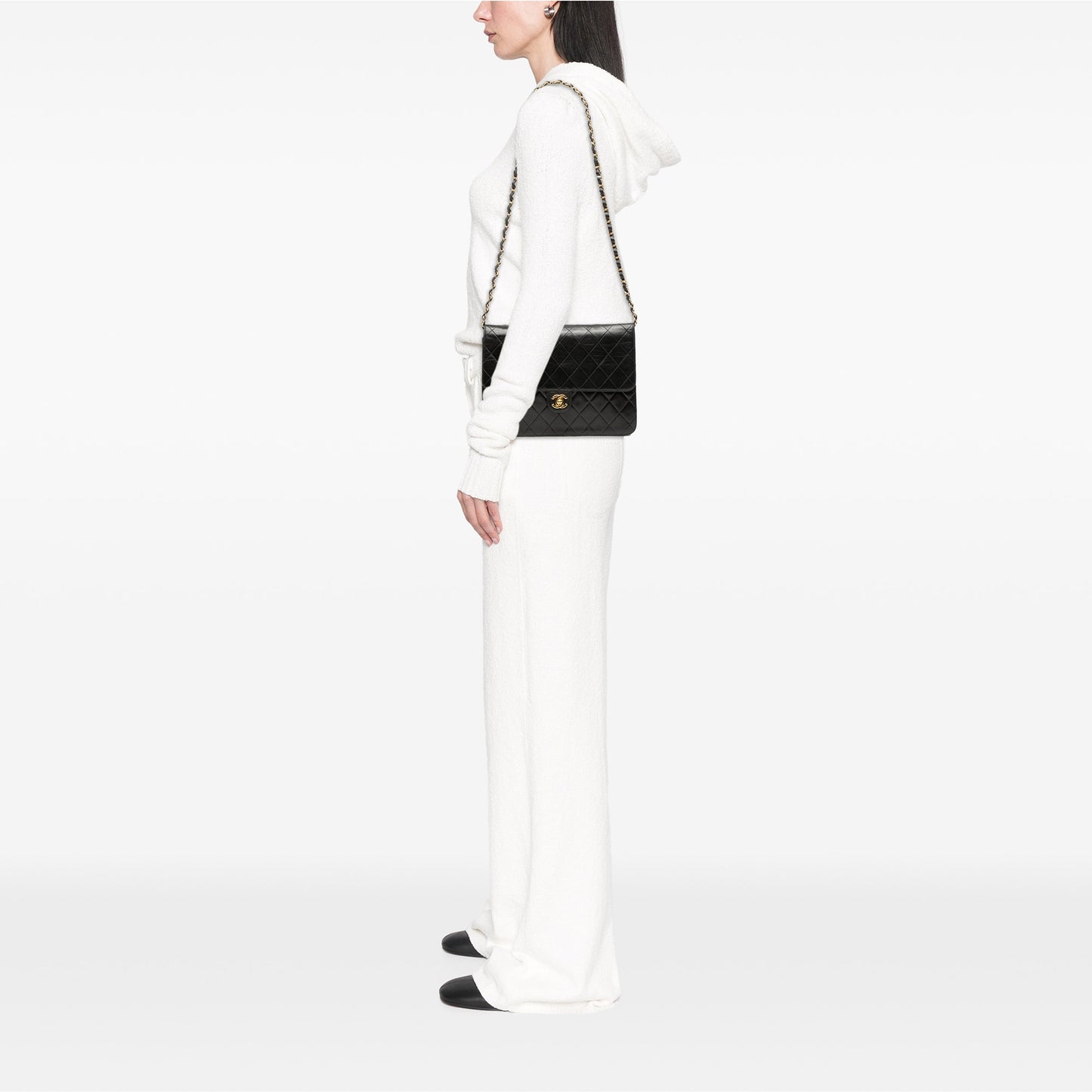 Chanel Medium CC Quilted Lambskin Single Flap