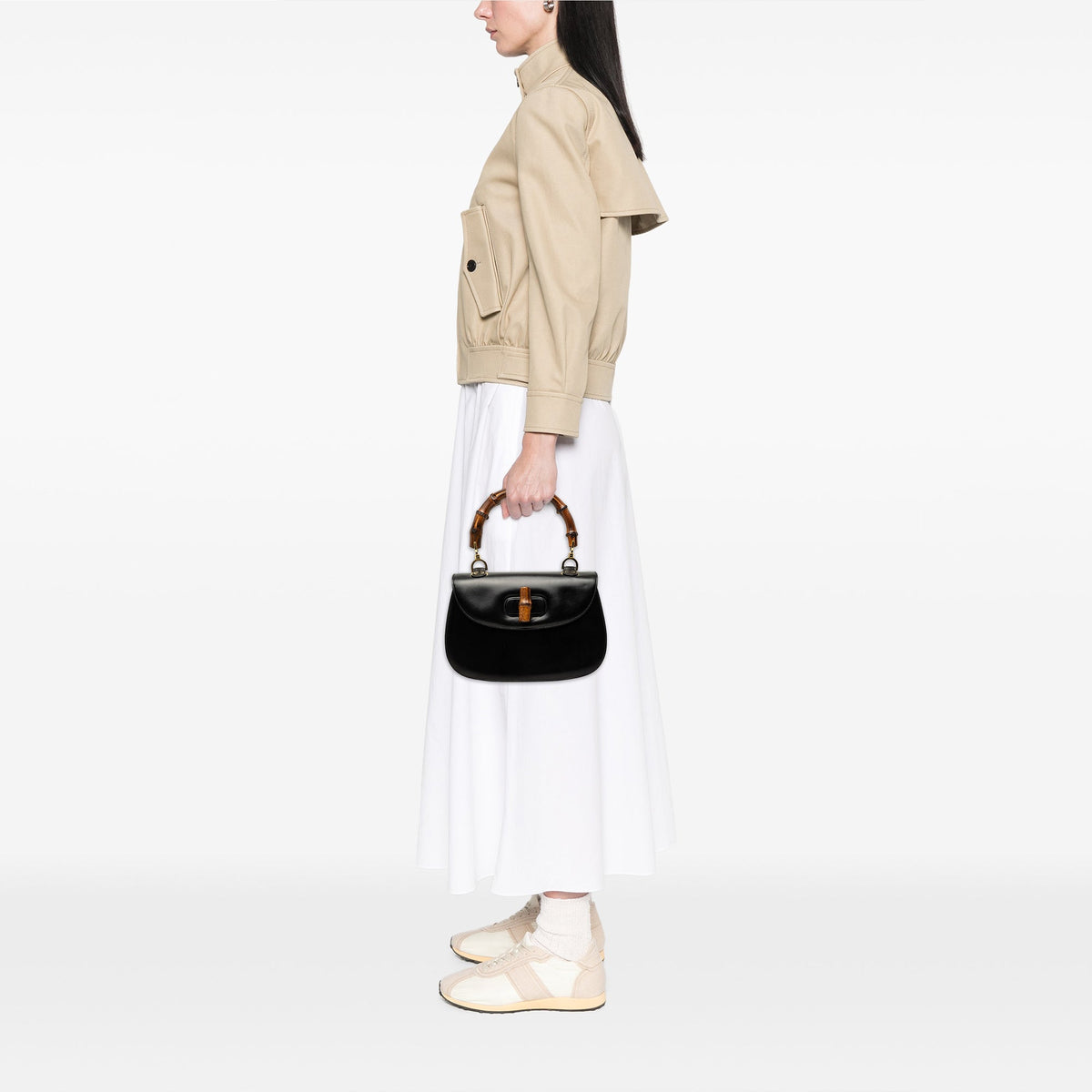 Gucci Calfskin Bamboo Night