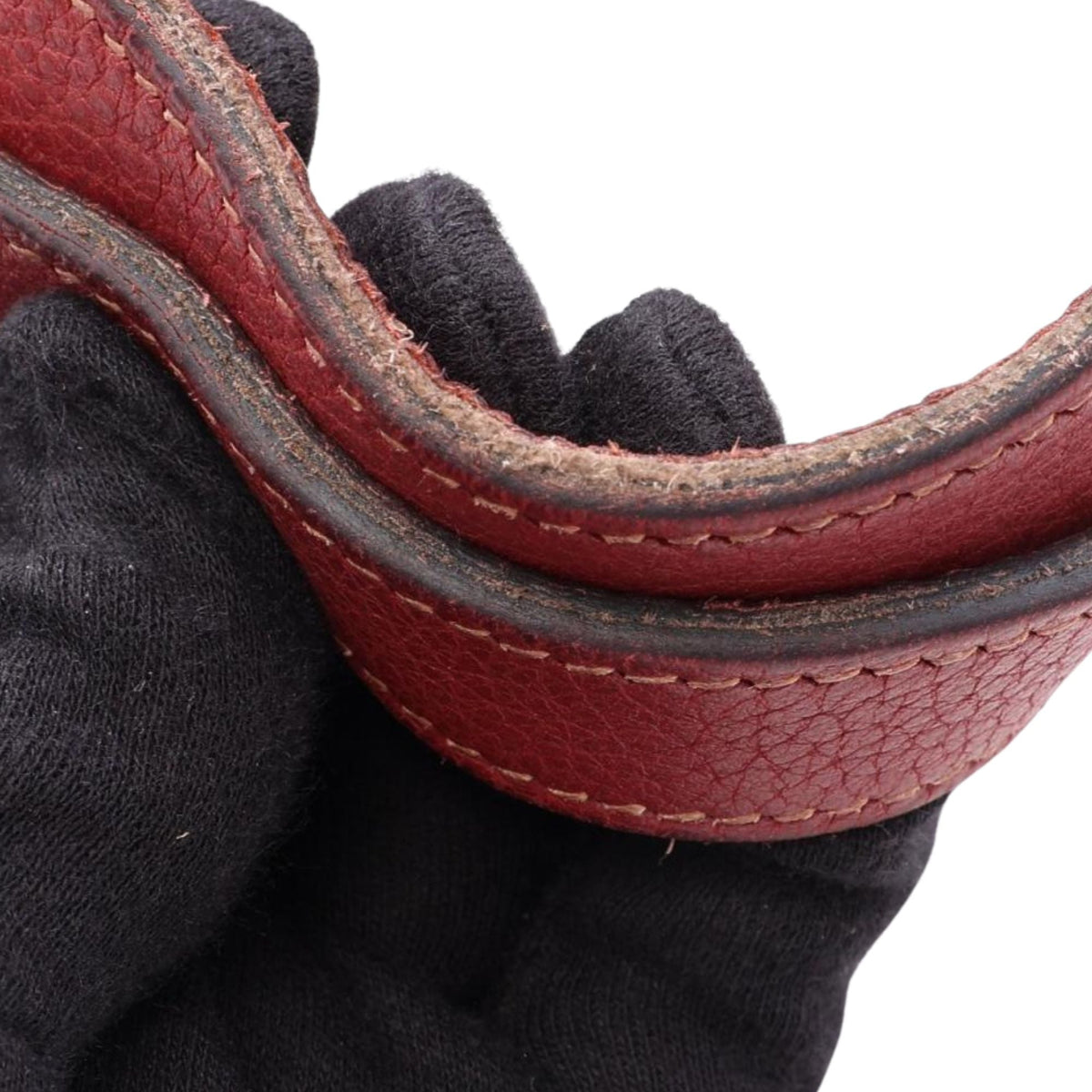 Hermès Taurillon Clemence Halzan 31 — Red