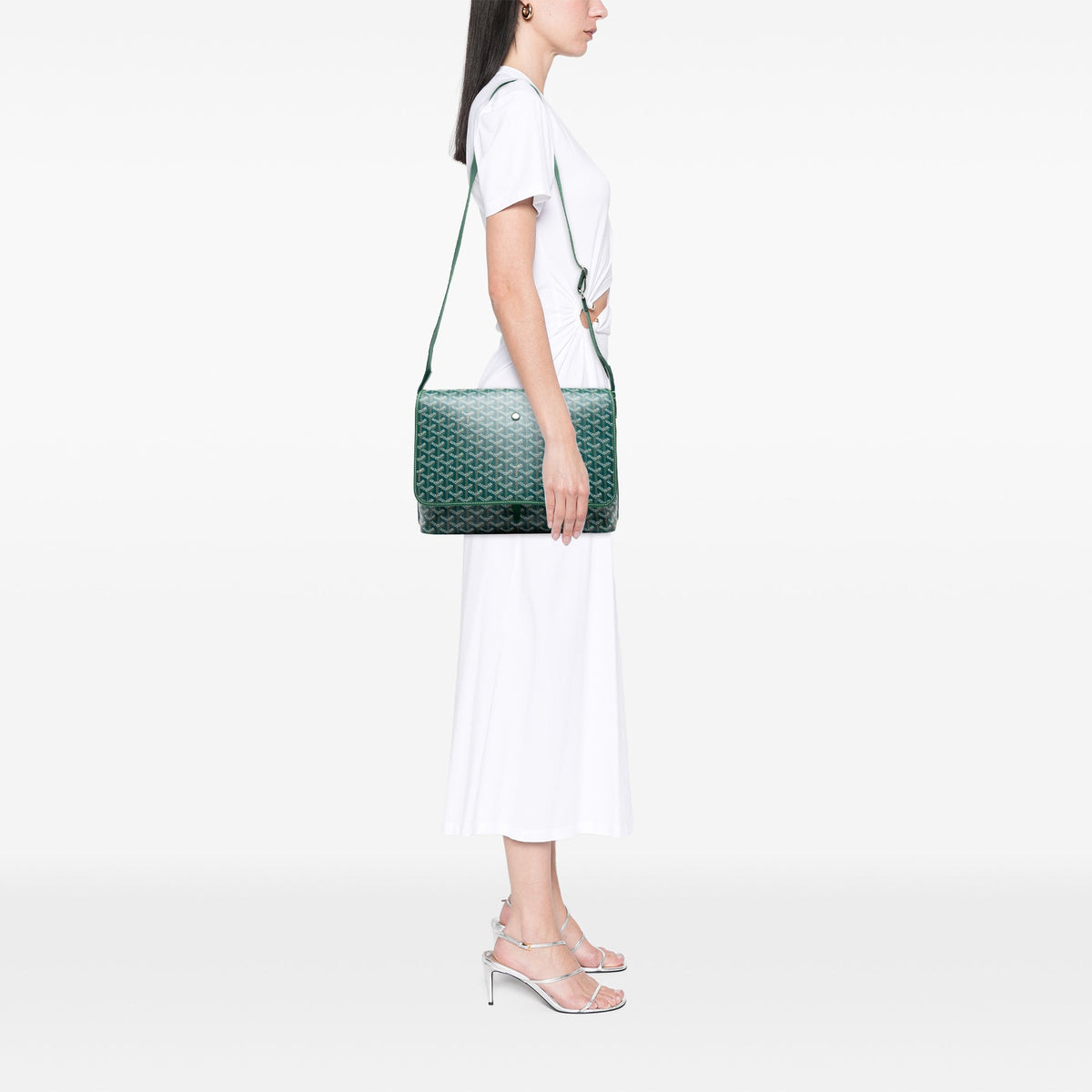 Goyard Goyardine Capetien MM Messenger
