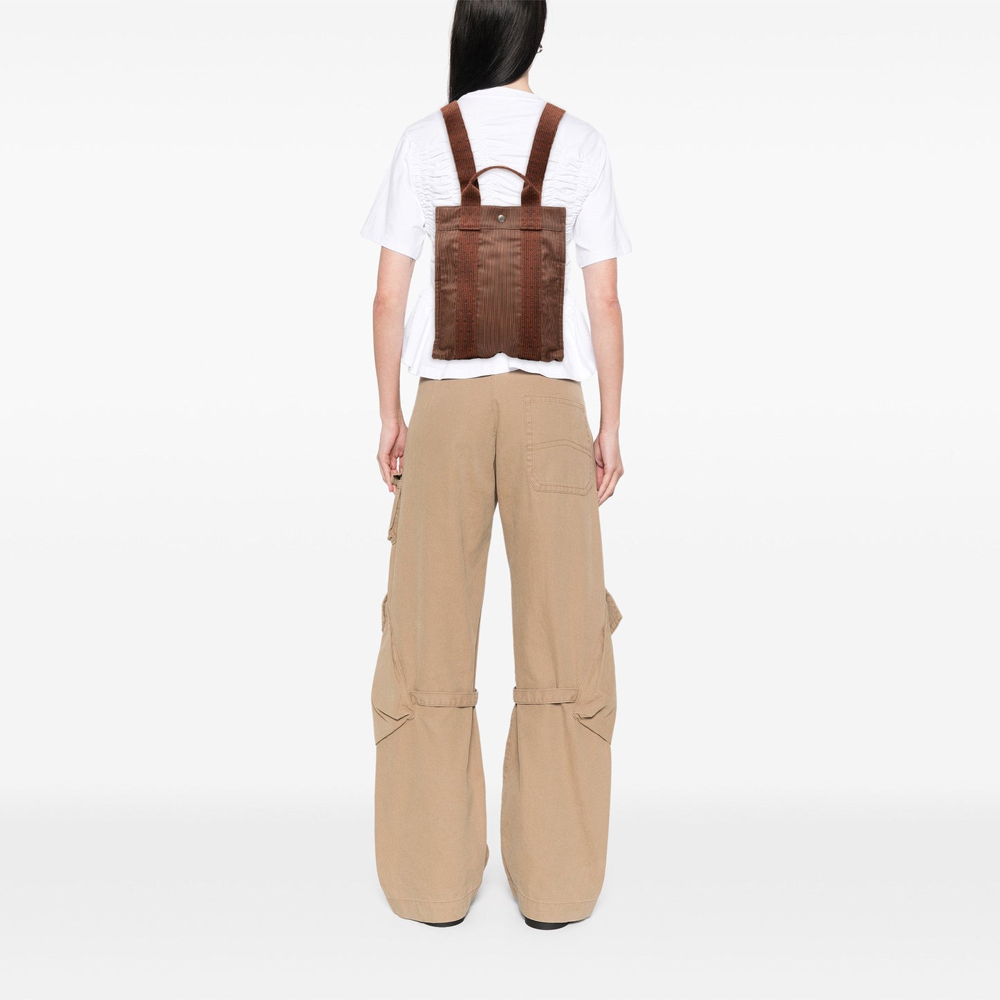 Hermès Canvas Herline Backpack PM