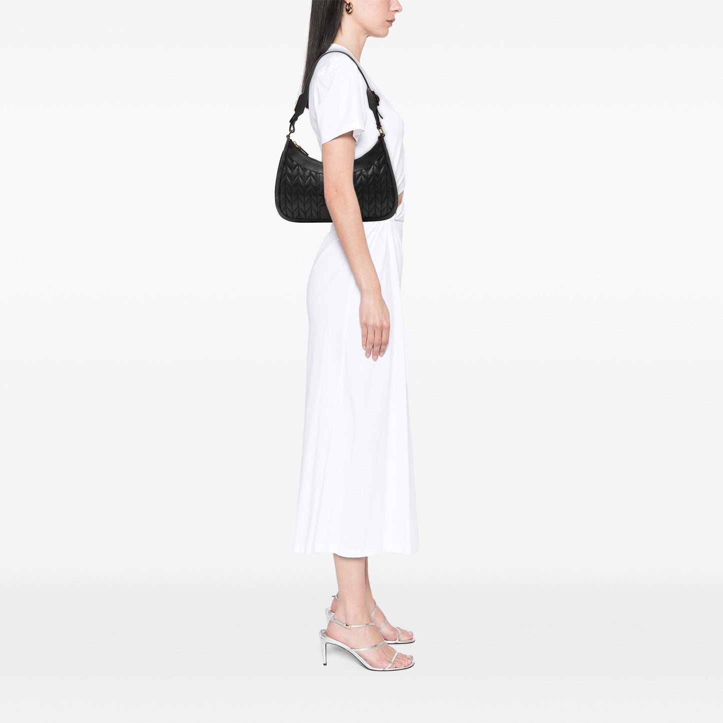 Quilted Calfskin Jackie Shoulder Bag
