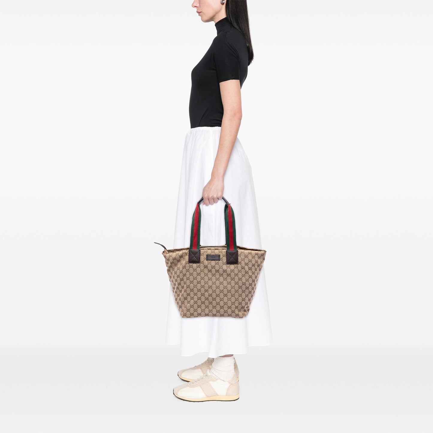 Gucci GG Canvas Web Tote