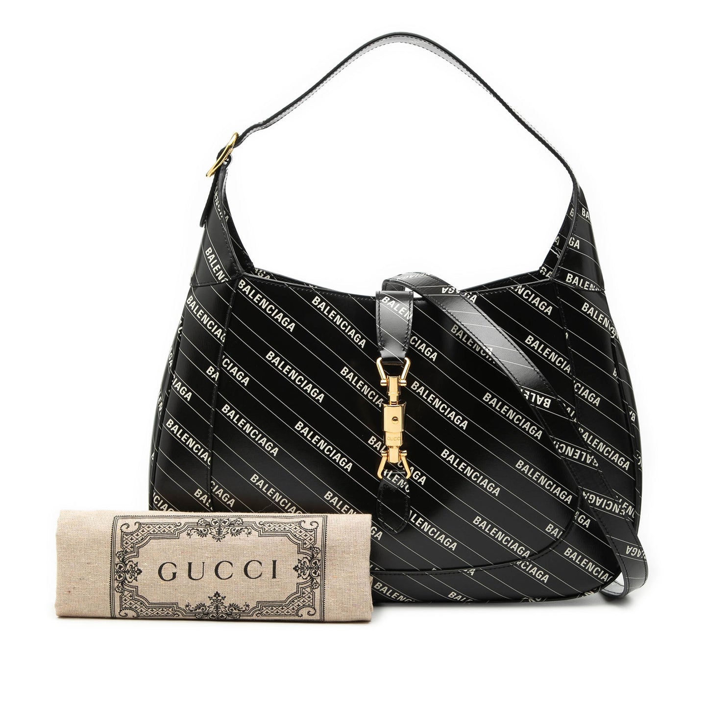 Gucci Balenciaga The Hacker Project Medium Calfskin Jackie 1961 Crossbody