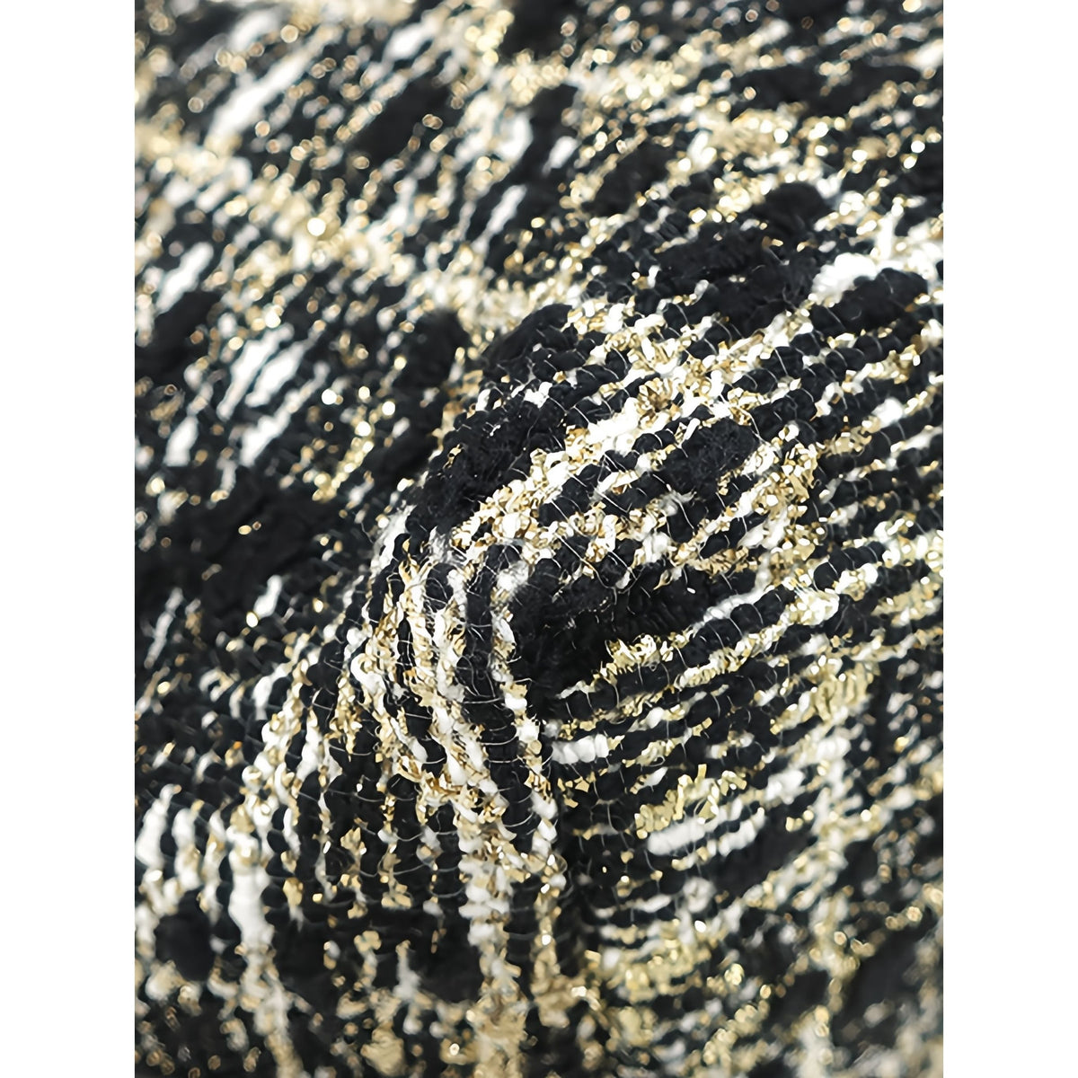 Dior Tweed Cannage Diorstar Hobo Bag with Chain — Black