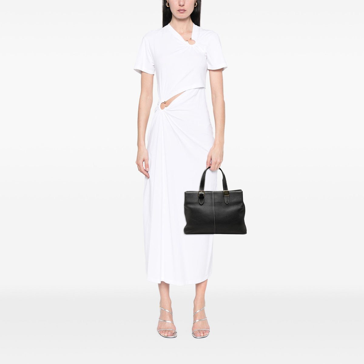 Burberry Leather Tote — Black