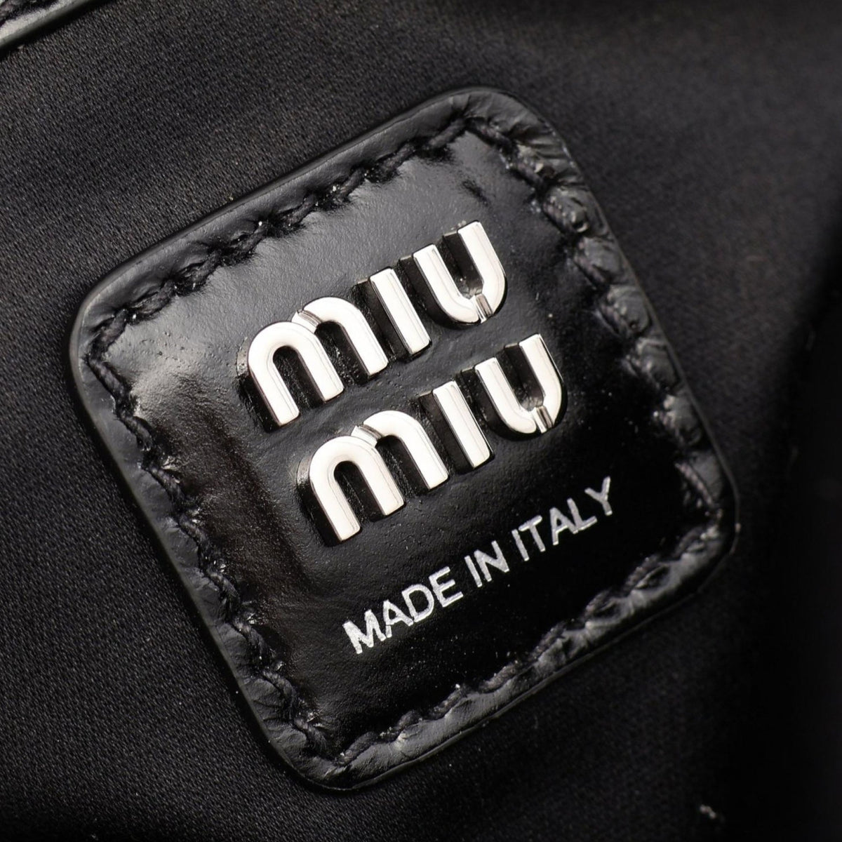 Miu Miu Vitello Shine Satchel