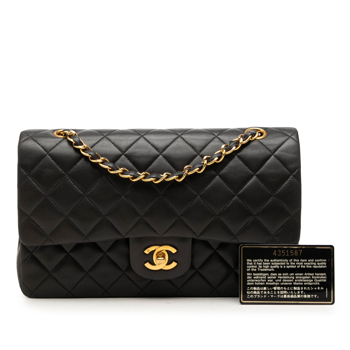 Chanel Medium Classic Lambskin Double Flap