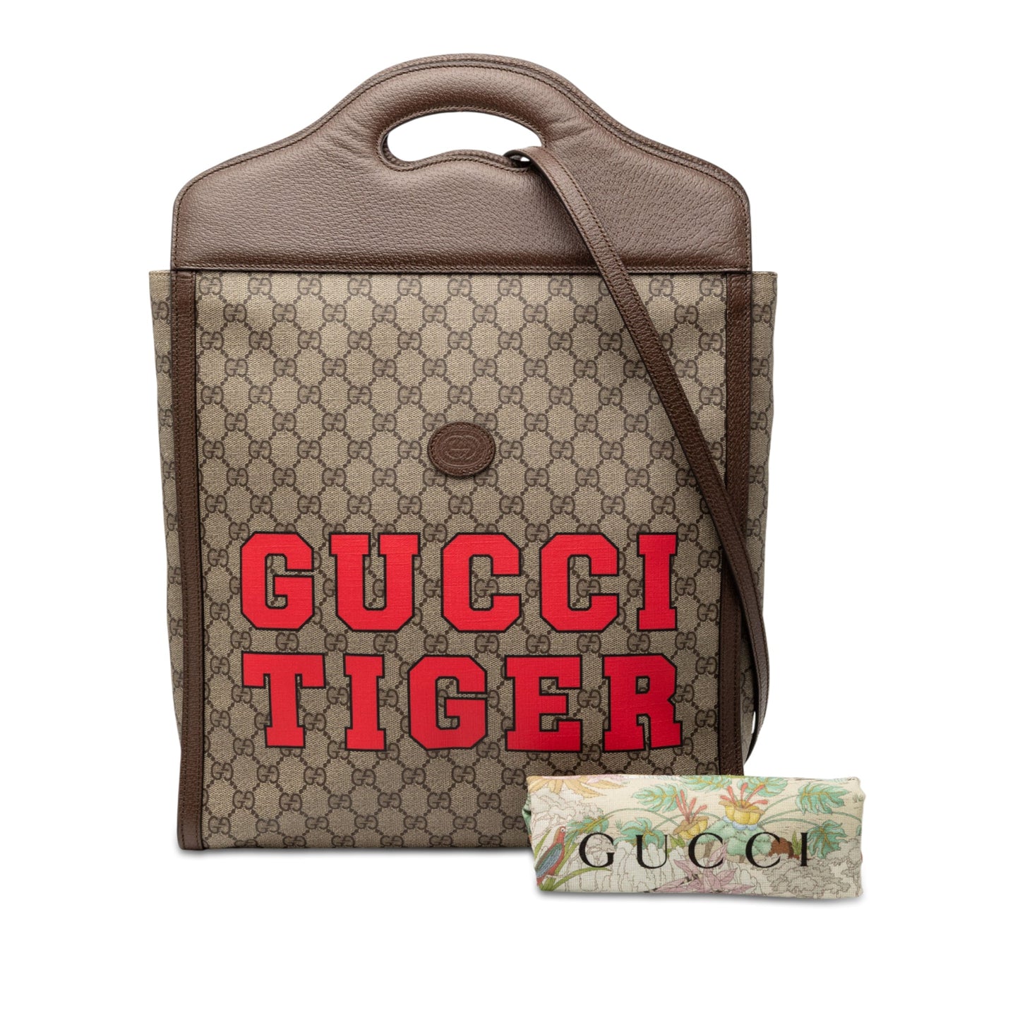 Gucci GG Supreme Web Tiger Satchel