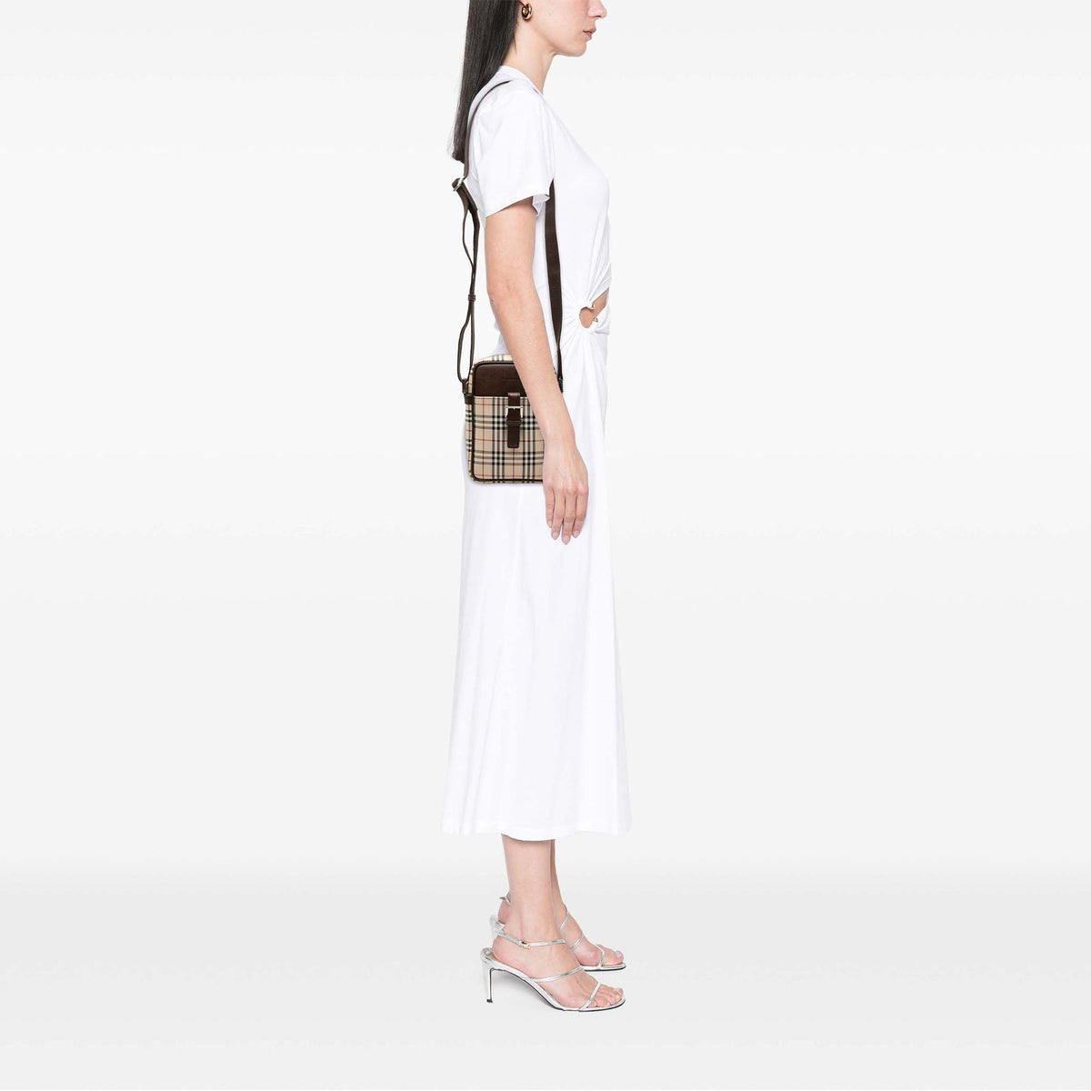 Burberry House Check Canvas Crossbody