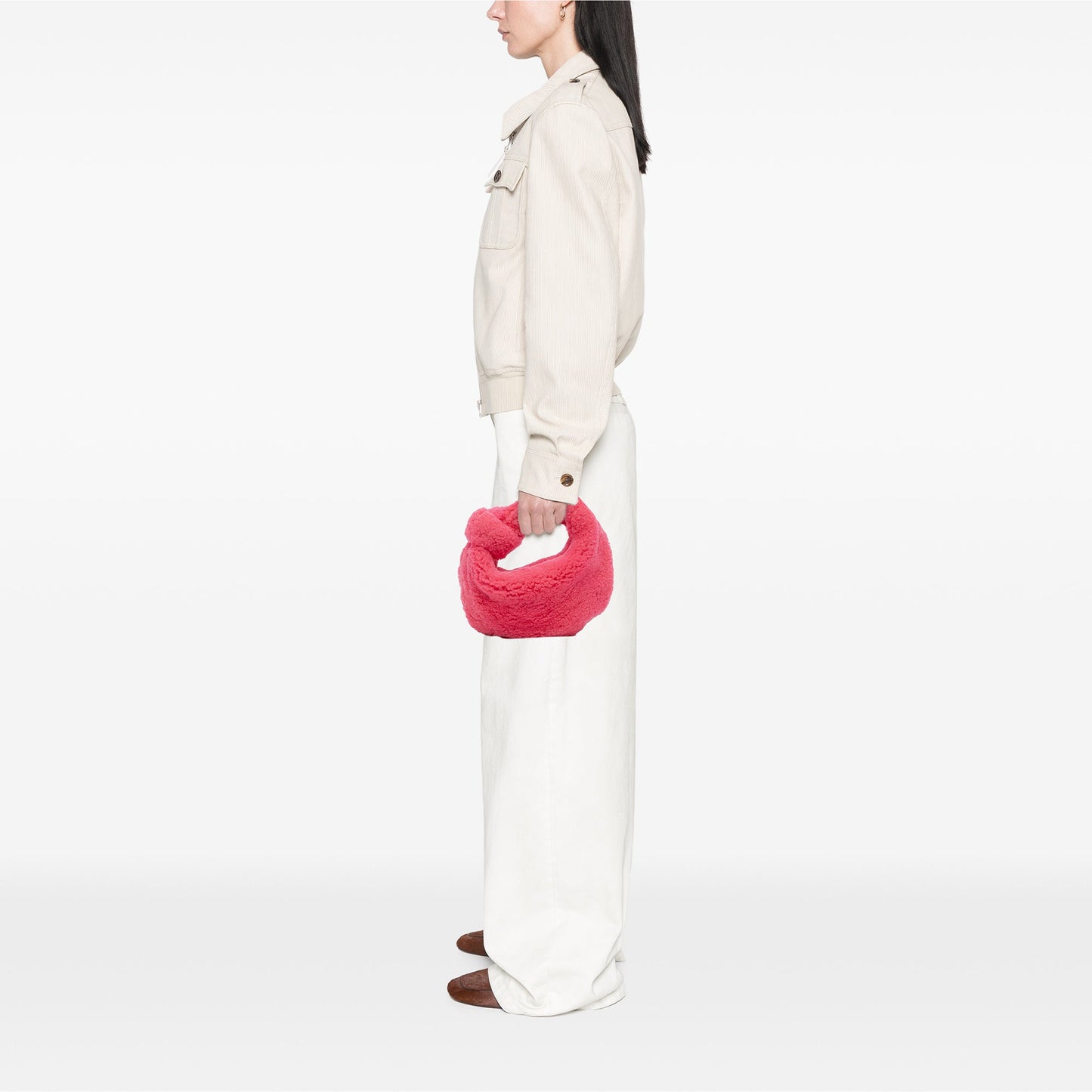 Bottega Veneta Mini Shearling Jodie