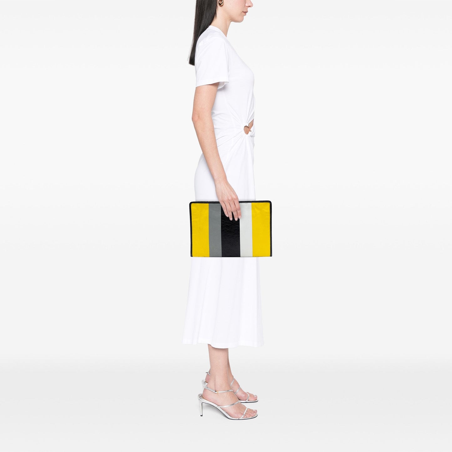Balenciaga Lambskin Bazar Clutch